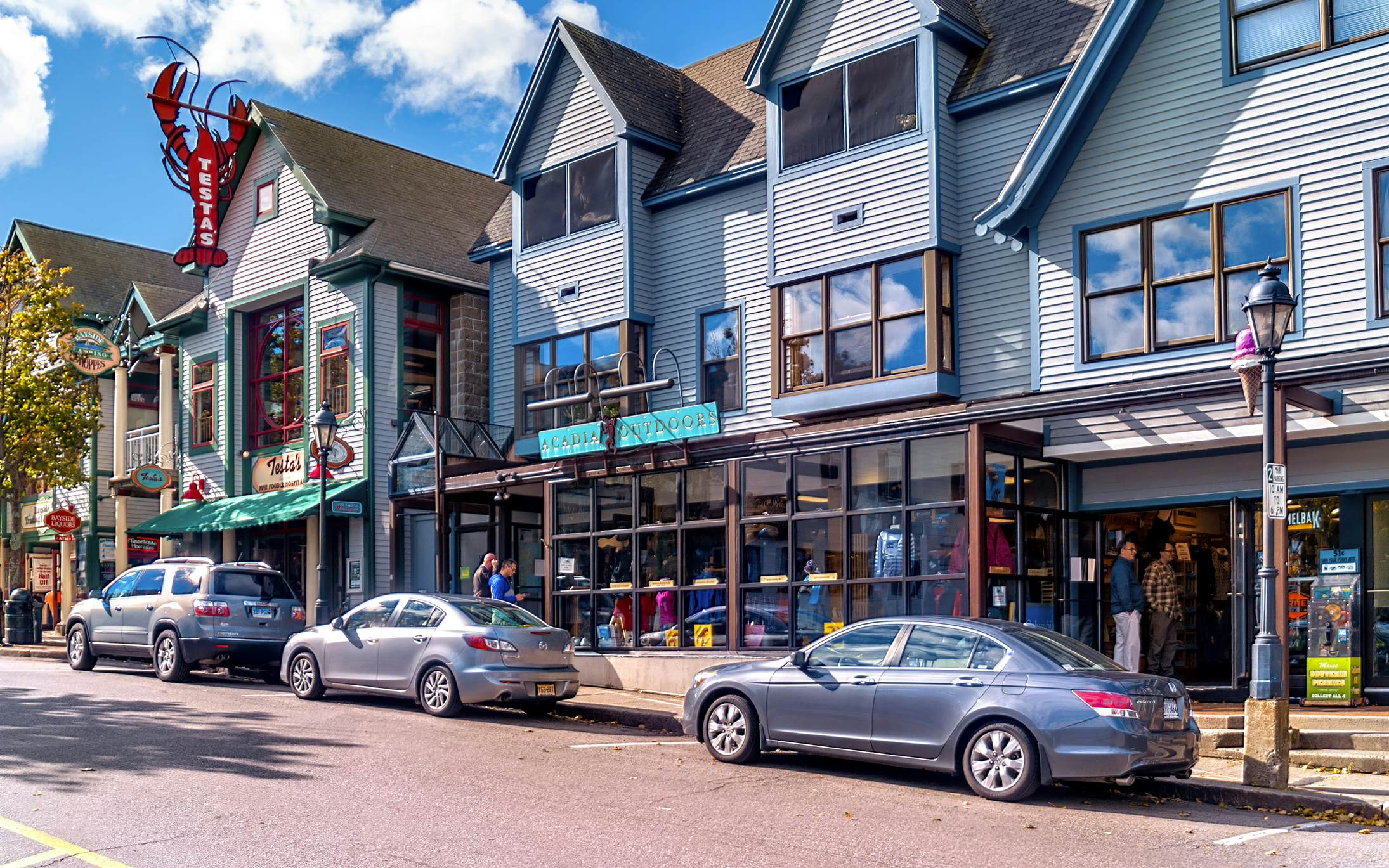 Downtown Bar Harbor is so picturesque and easy to explore on foot